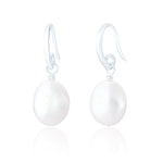 SPK Noah Pearl Drop Earrings - Silver