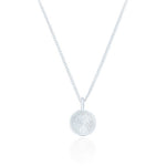 SPK Petit Concave Pendant & Chain - Silver