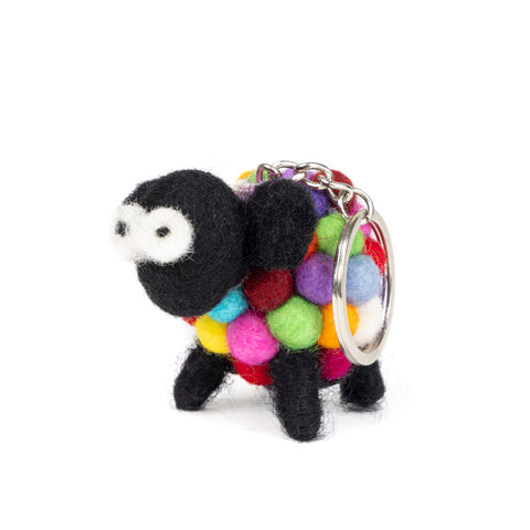 EKN Sheep Keyring - Multicolour