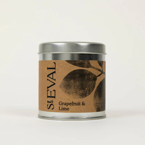 St Eval Scented Tin Candle-Grapefruit & Lime