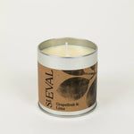 St Eval Scented Tin Candle-Grapefruit & Lime