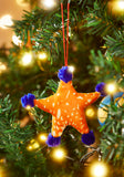 N-UK Recycled Sari Decoration Star Pompoms