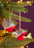 N-UK Felt Carry Robin Decoration