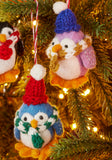 N-UK Set of 4 Felt Cosy Penguin Decorations