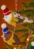 N-UK Set of 3 Felt Cosy Seal Decorations