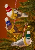 N-UK Set of 3 Felt Cosy Seal Decorations