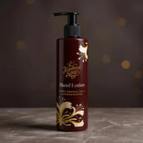 The Handmade Soap Company Hand Lotion with floral design on the packaging. Part of the indulgent hand care gift set.