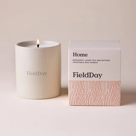 FD Large Stoneware Candle - Home