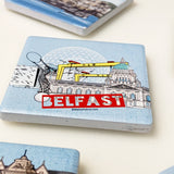 HLM Ceramic Fridge Magnet - Belfast