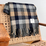 McNutt Throw - Mustard & Navy Block