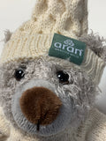 AWM Small grey teddy with aran sweater
