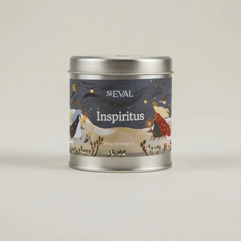 St Eval Scented Tin Candle-Inspiritus Xmas