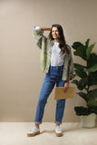OHS Kew Etched Kimono - Floral Fern