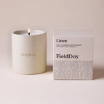 FD Large Stoneware Candle - Linen