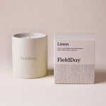 FD Large Stoneware Candle - Linen