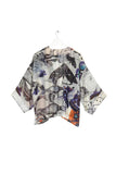 OHS Cobalt Kimono - Butterflies