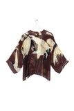 OHS Kimono - Stork Burgundy