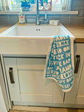 HLM NI Sayings Tea Towel