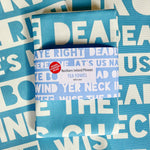 HLM NI Sayings Tea Towel