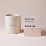 FD Large Stoneware Candle - Native Rose