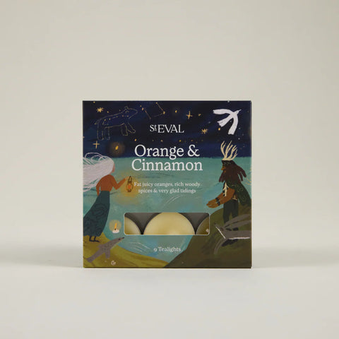 ST Eval Scented Tealights - Orange & Cinnamon Xmas