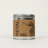 St Eval Scented Tin Candle-Orange & Cinnamon