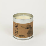 St Eval Scented Tin Candle-Orange & Cinnamon
