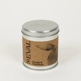 St Eval Scented Tin Candle-Orange & Cinnamon