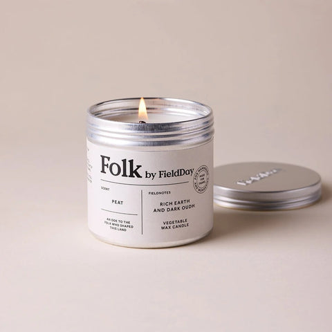 FD Tin Candle - Peat