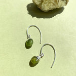 Decadorn Ear Wire Earrings - TT Peridot Silver