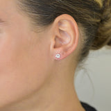 PM Paw Print Earrings