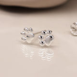 PM Paw Print Earrings