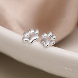 PM Paw Print Earrings