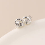 PM Knotted Yarn Earrings