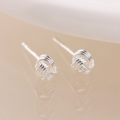 PM Knotted Yarn Earrings