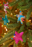 N-UK Recycled Sari Star Garland
