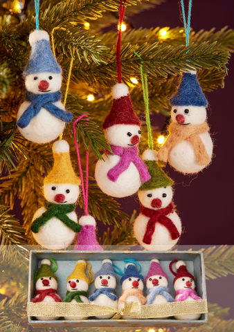 N-UK Snowman Set Decoration