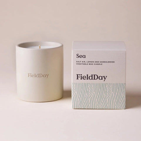 FD Large Stoneware Candle - Sea