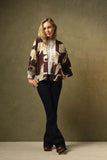 OHS Kimono - Stork Burgundy