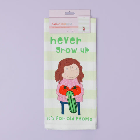 RMT Tea Towel - Never Grow Up