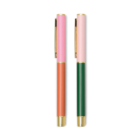 DWC Colour Block Pen Set - Red & Emerald