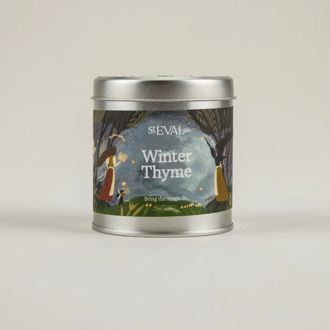 St Eval Scented Tin Candle - Winter Thyme Xmas