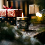 St Eval Scented Tin Candle - Winter Thyme Xmas