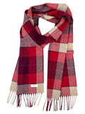 McNutt Lambswool Scarf - Wildberry Plaid
