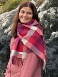 McNutt Lambswool Scarf - Wildberry Plaid