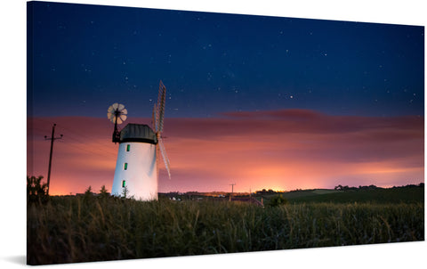 PRM Large Canvas Print 100cm x 50cm - Ballycopeland Windmill