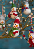 N-UK Felt Snowmen With Bendy Arms