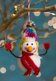 N-UK Felt Snowmen With Bendy Arms