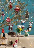 N-UK Felt Snowmen With Bendy Arms