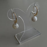 Gist Natural white African gemstone drop earrings - White